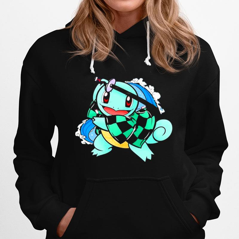 Pokemon Lovely Tanjiro Turtle Water Breathing Chibi Hoodie