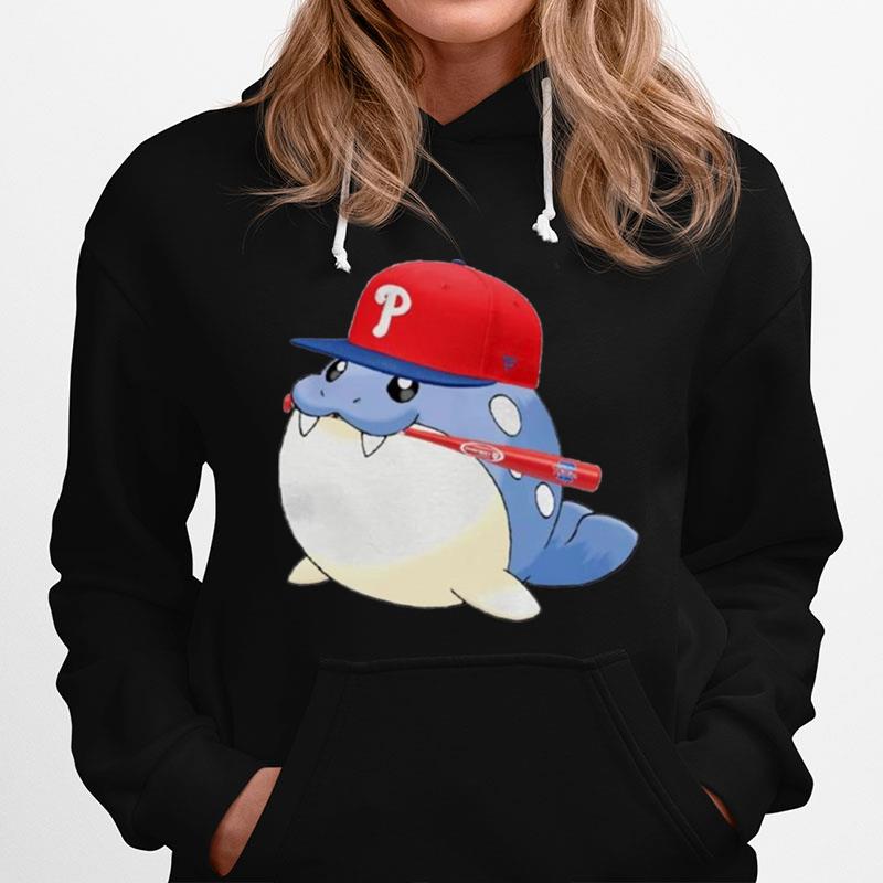 Pokemon Spheal Philadelphia Phillies Baseball Hoodie