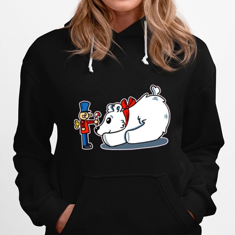 Polar Bear Christmas Graphic Xmas Hoodie