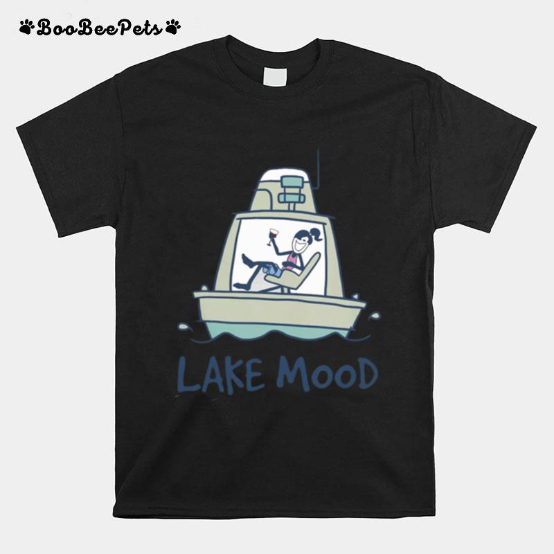 Pontoon Lake Mood Classic T-Shirt