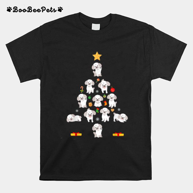 Poodle Christmas Tree Cute For Poodles Pajamas T-Shirt