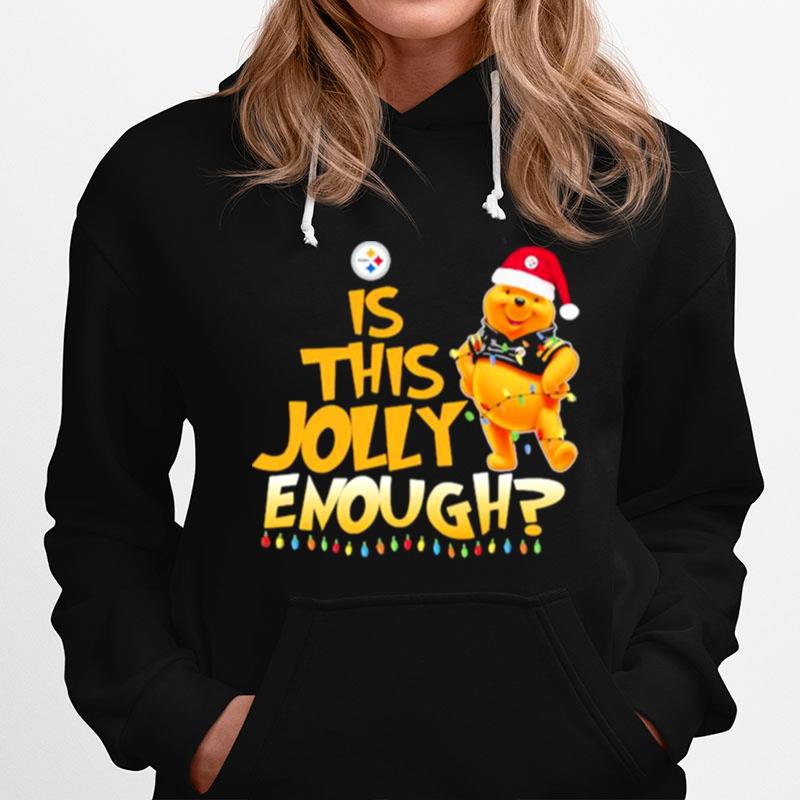 Pooh Is This Jolly Enough Pittsburgh Steelers Hoodie