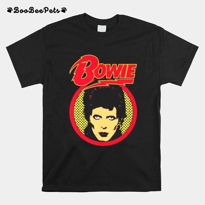 Pop Art Portrait David Bowie T-Shirt