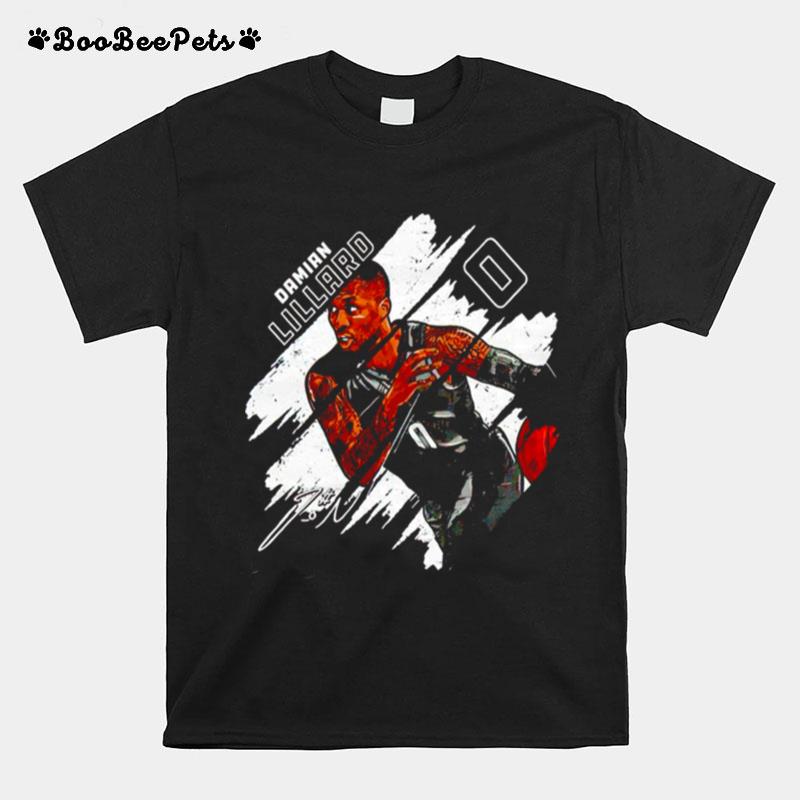 Portland Basketball Damian Lillard Signature T-Shirt