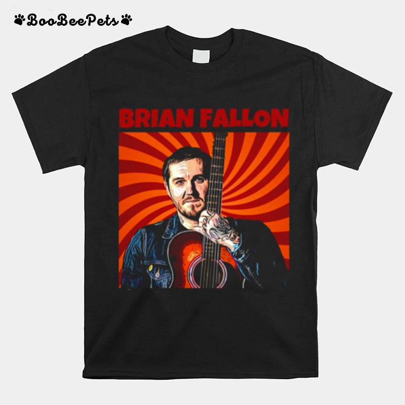 Portrait Of Brian Fallon The Gaslight Anthem T-Shirt
