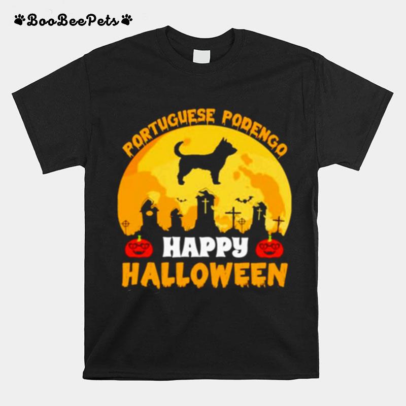 Portuguese Podengo Happy Halloween T-Shirt