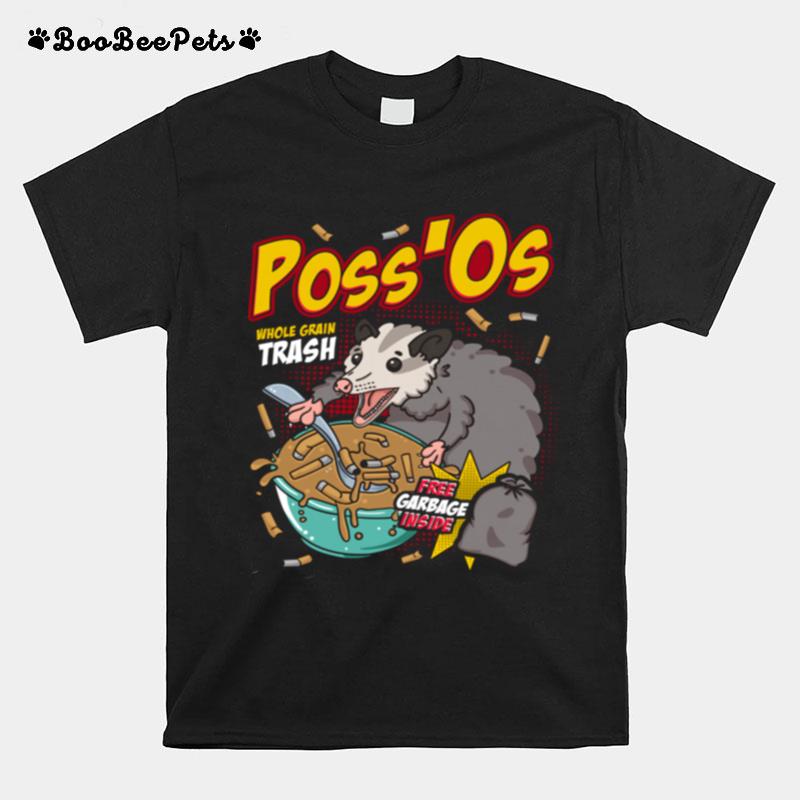 Possos Possum Cereal Box T-Shirt