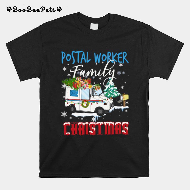 Postal Worker Family Christmas T-Shirt