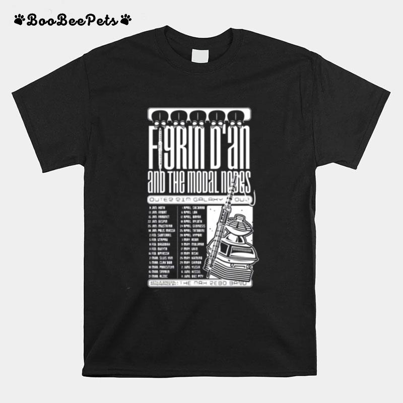 Poster Outer Rim Galaxy Tour Figrin Dan And The Modal Nodes T-Shirt