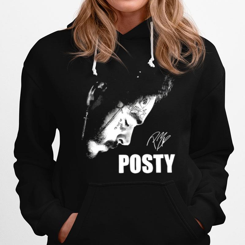Posty Post Malone Signed Vintage Hoodie