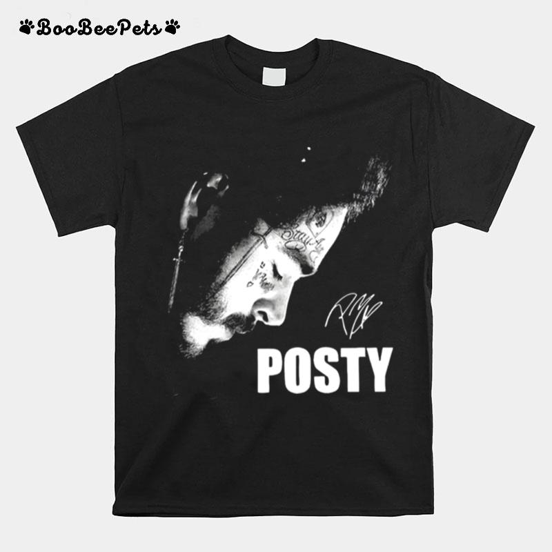 Posty Post Malone Signed Vintage T-Shirt