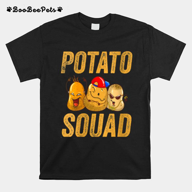 Potato Squad Cool Vegetarian Team T-Shirt