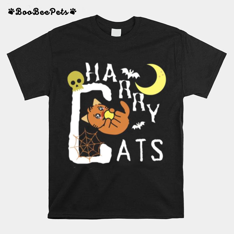 Potter Cats Harry Pawter Halloween T-Shirt