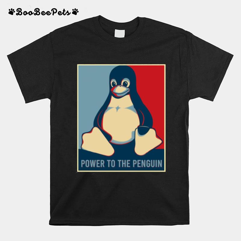 Power To The Penguin T-Shirt