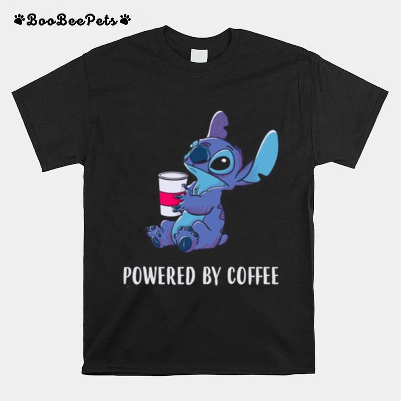 Powered By Coffee Stitch T-Shirt