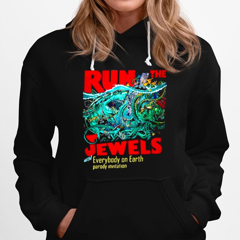 Predatory Shark Run The Jewels Hey Kids Hoodie