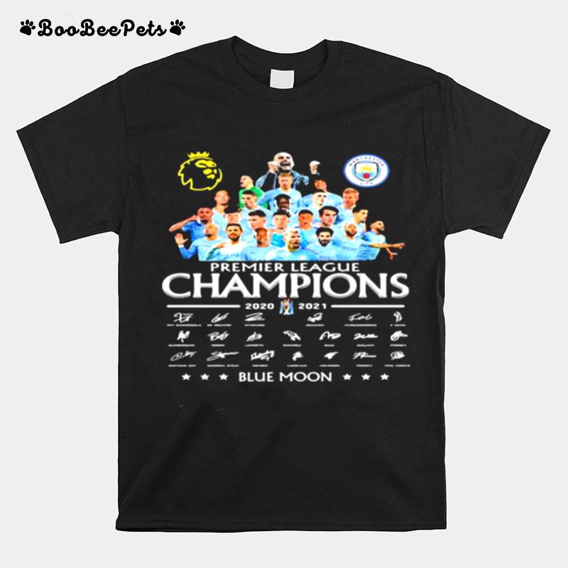 Premier League Champions Blue Moon Signature T-Shirt