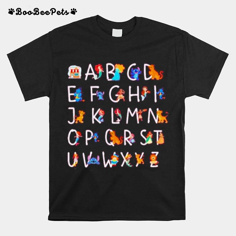 Preschool Teacher Back To School Alphabet T-Shirt