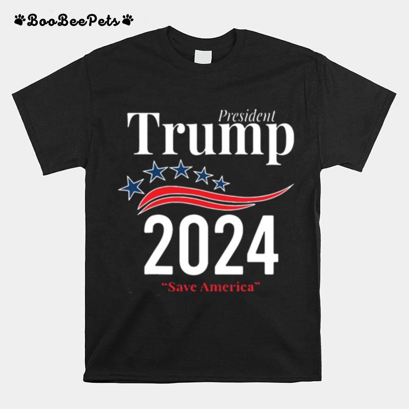 President Donald Trump 2024 Save America T-Shirt