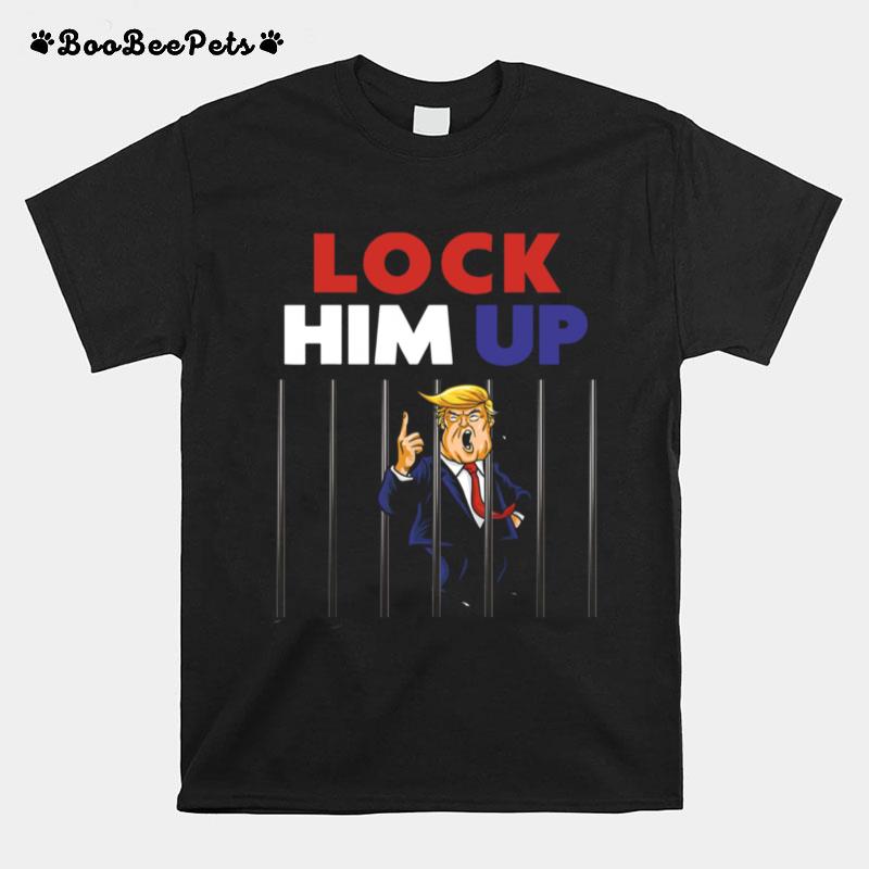 Pretty Anti Trump Lock Him Up T-Shirt