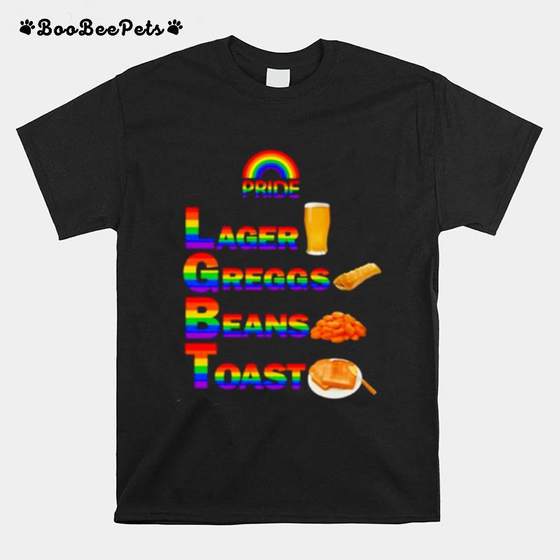 Pride Larger Greggs Beans Toast T-Shirt