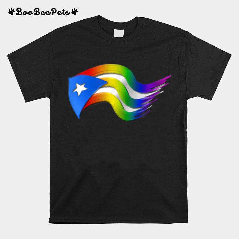 Pride Puertorican Pride Flag T-Shirt