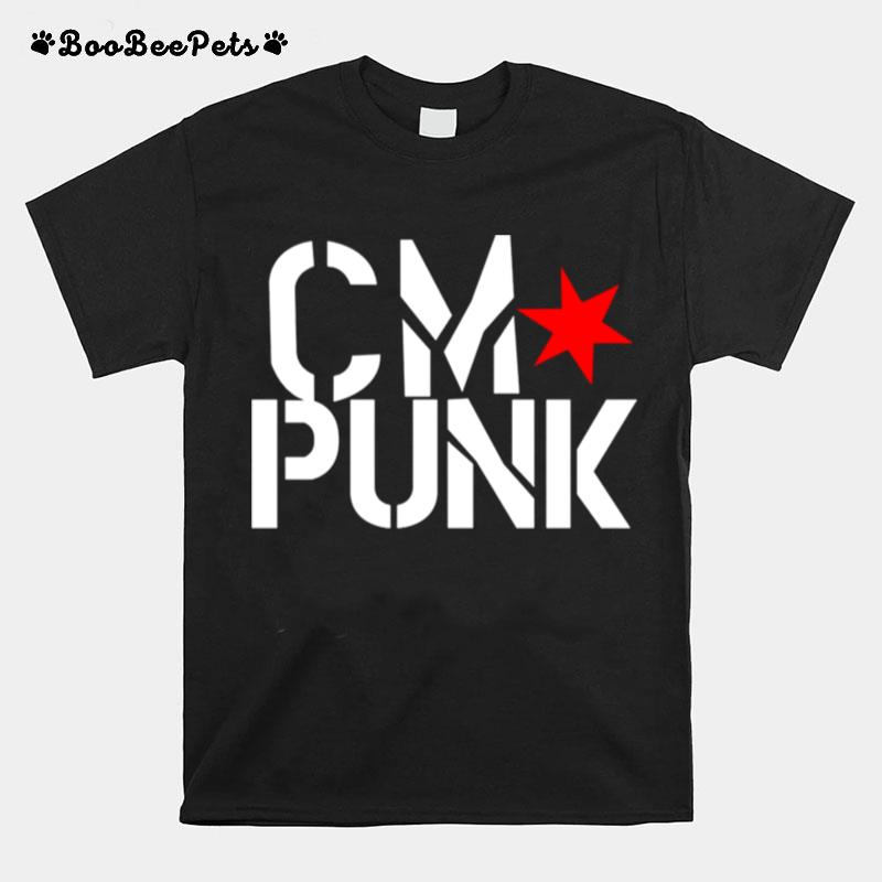 Pro Wrestler Cm Punk Aew World Champion T-Shirt