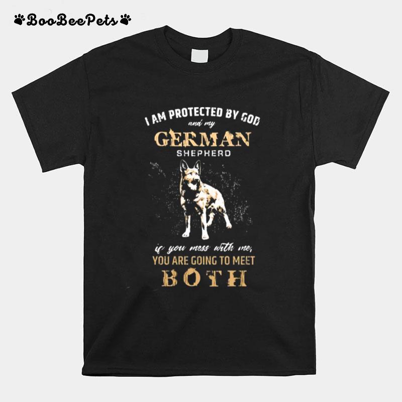 Protected By German Shepherd Dog Gsd T-Shirt