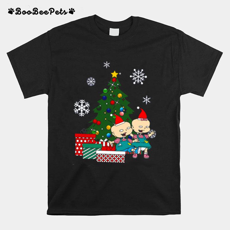 Proud Phil And Lil Around The Christmas Treel Chuckie Finster Rugrats T-Shirt