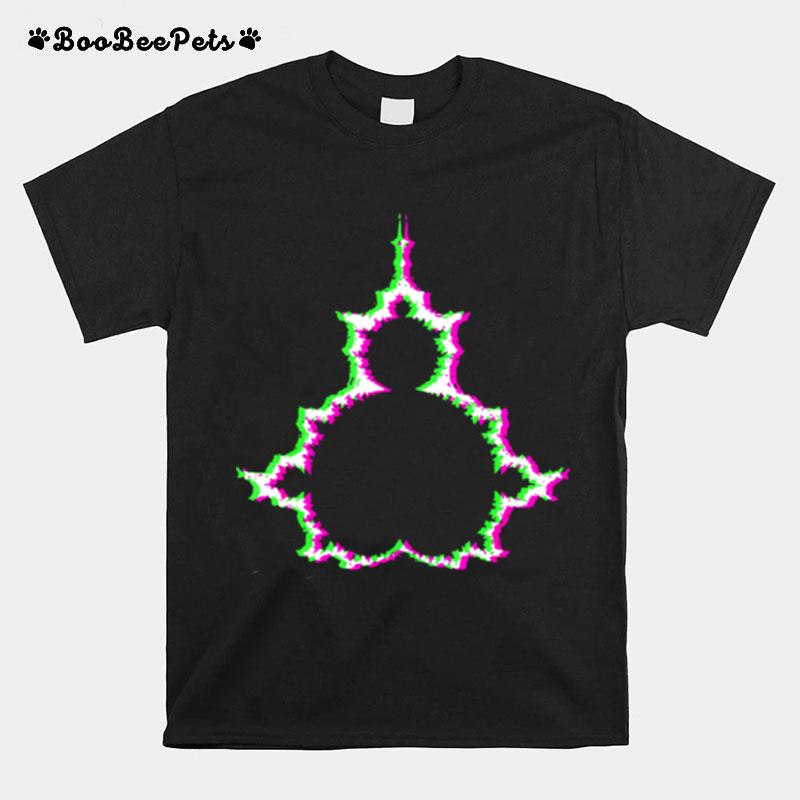 Psychodelische Mandelbrotmenge Abstraktes Apfelmannchen T-Shirt