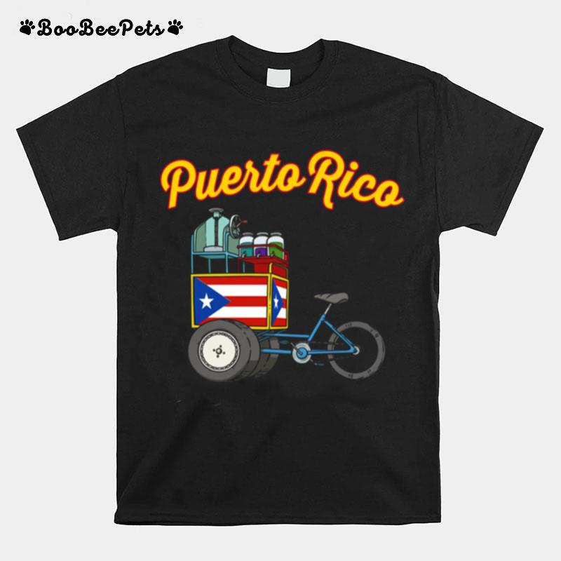 Puerto Rico Piragua Cart Puertorriquenos T-Shirt