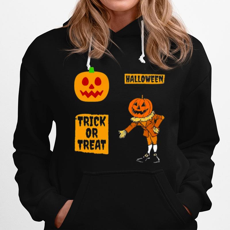 Pumpkin Halloween Trick Or Treat Hoodie