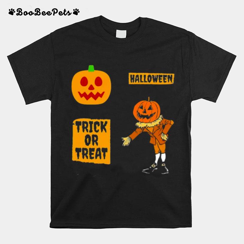 Pumpkin Halloween Trick Or Treat T-Shirt