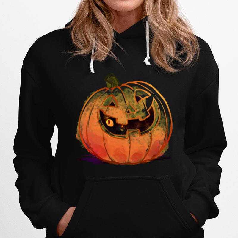 Pumpkin Spice Kitty Cat Halloween Hoodie