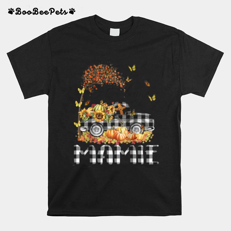 Pumpkin Truck I Love Being Mamie Butterfly T-Shirt