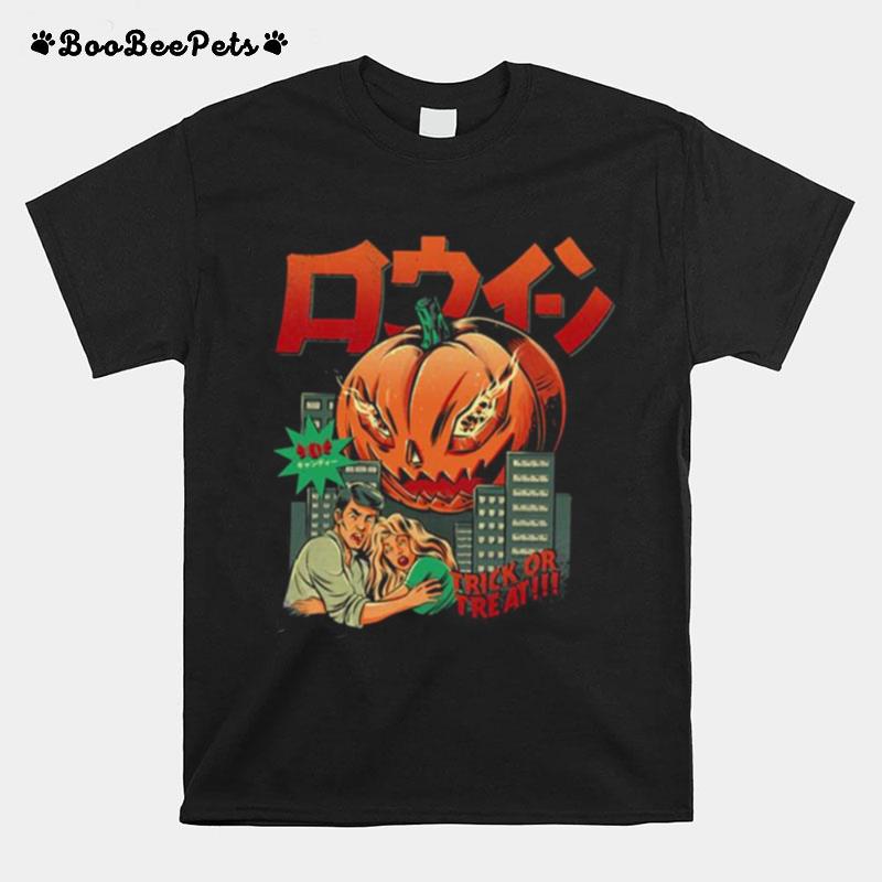 Pumpkinzilla Trick Or Treat Halloween T-Shirt