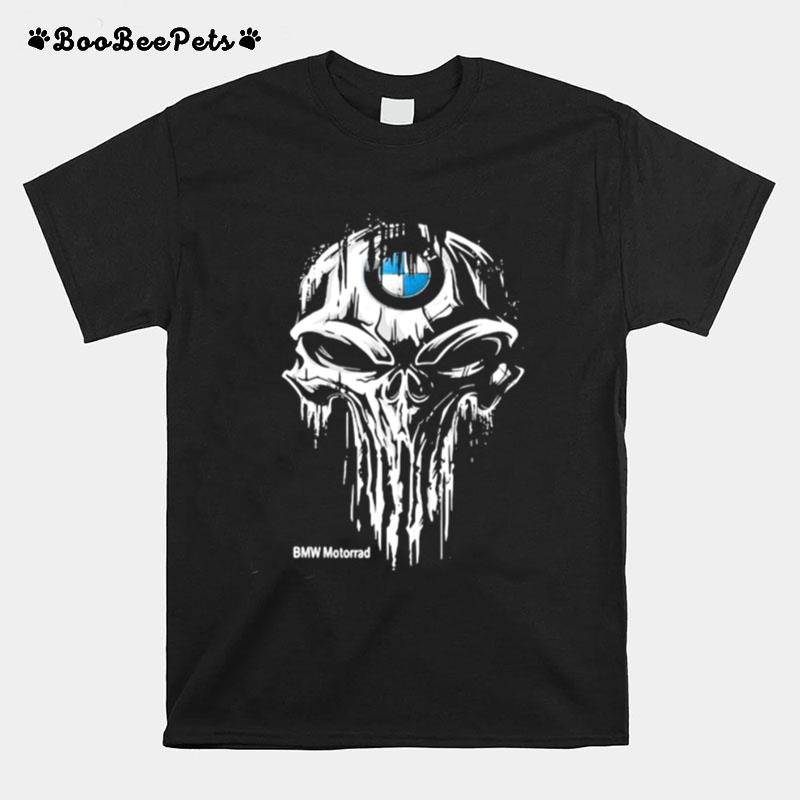 Punisher With Bmw Motorrad Logo T-Shirt