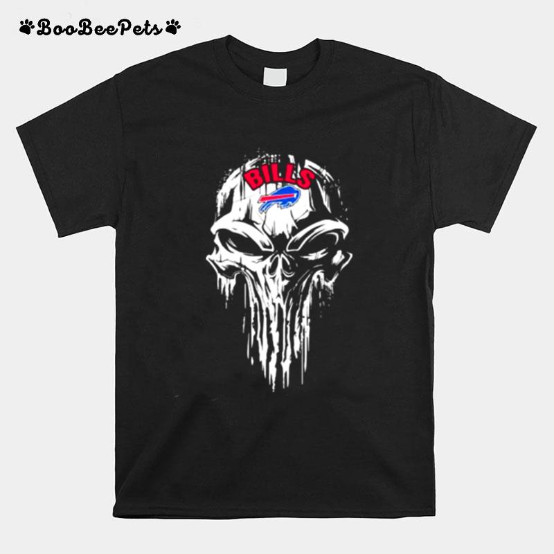 Punisher With Buffalo Bills Logo T-Shirt