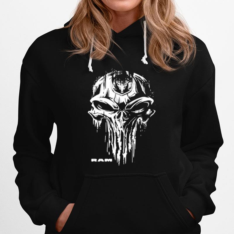 Punisher With Logo Ram Trucks Hoodie