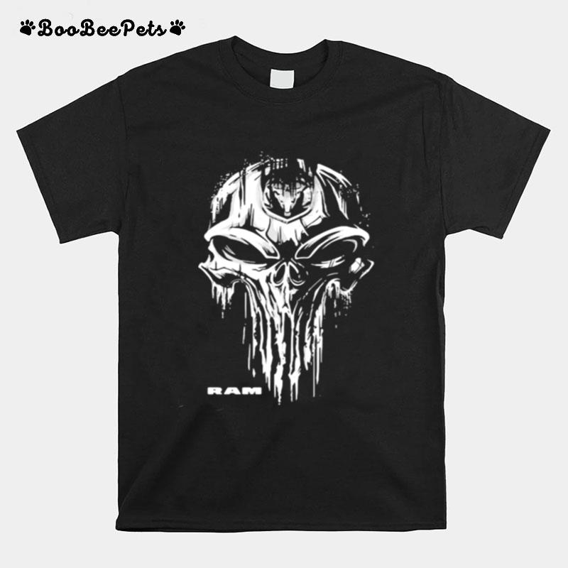 Punisher With Logo Ram Trucks T-Shirt