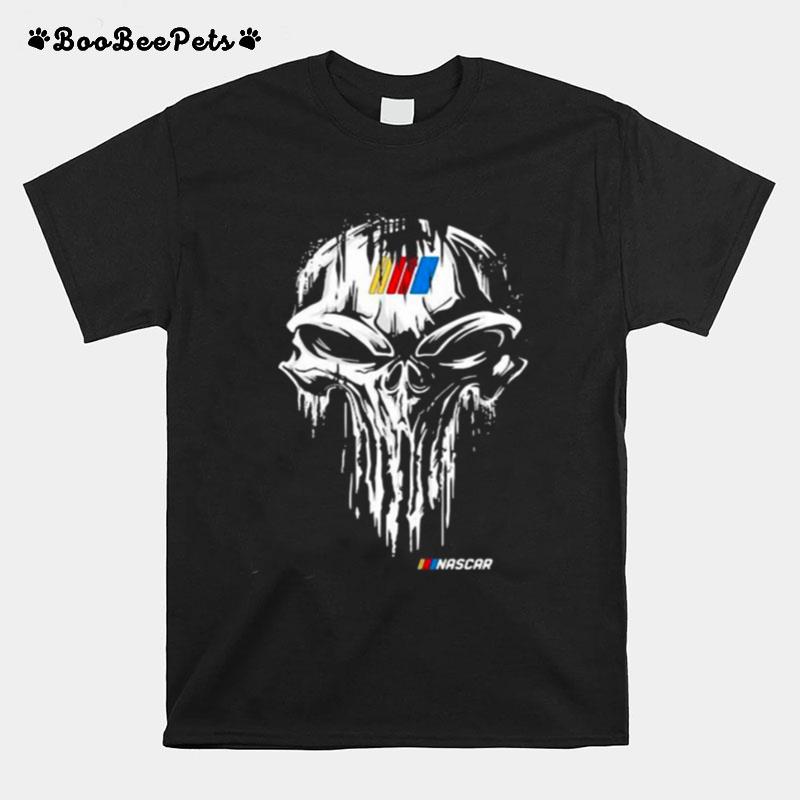 Punisher With Nascar Logo T-Shirt