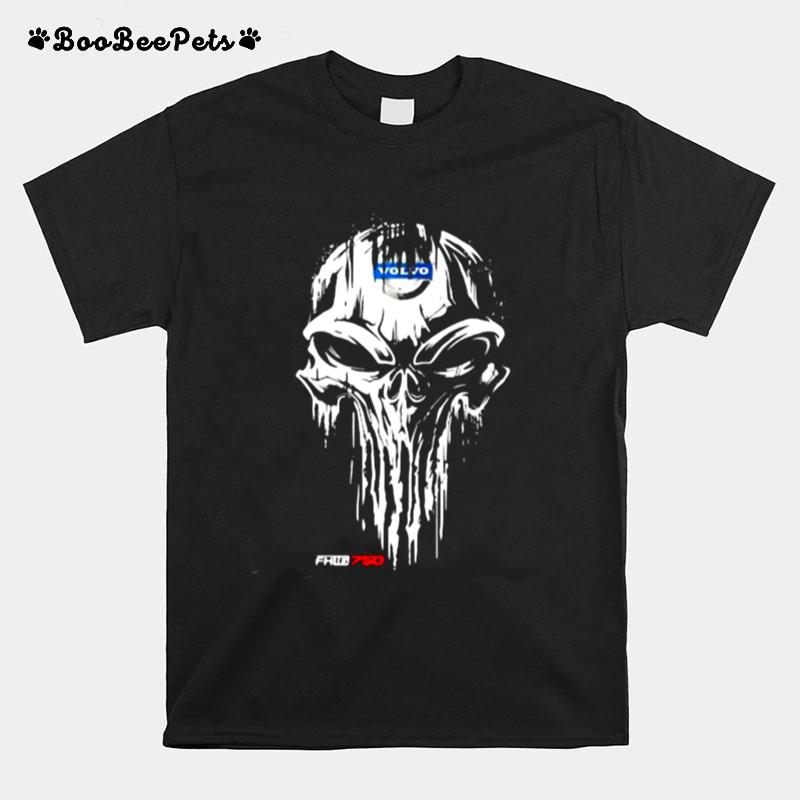 Punisher With Volvo Fh16 750 Logo T-Shirt