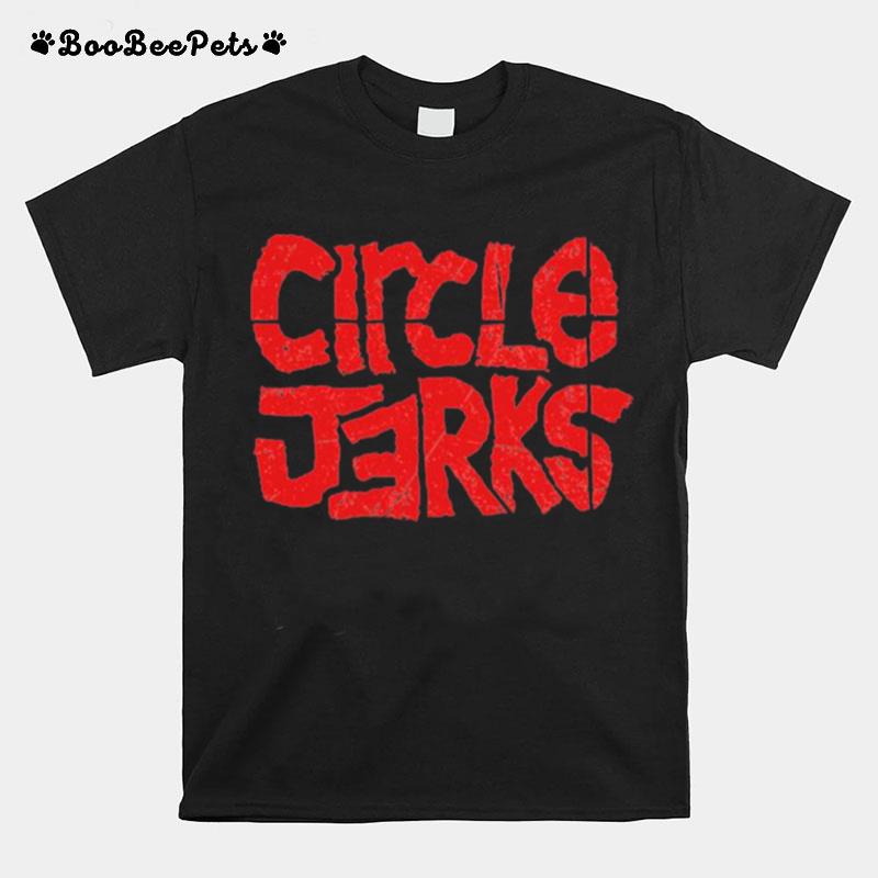 Punk Circle Distressed Circle Jerks T-Shirt