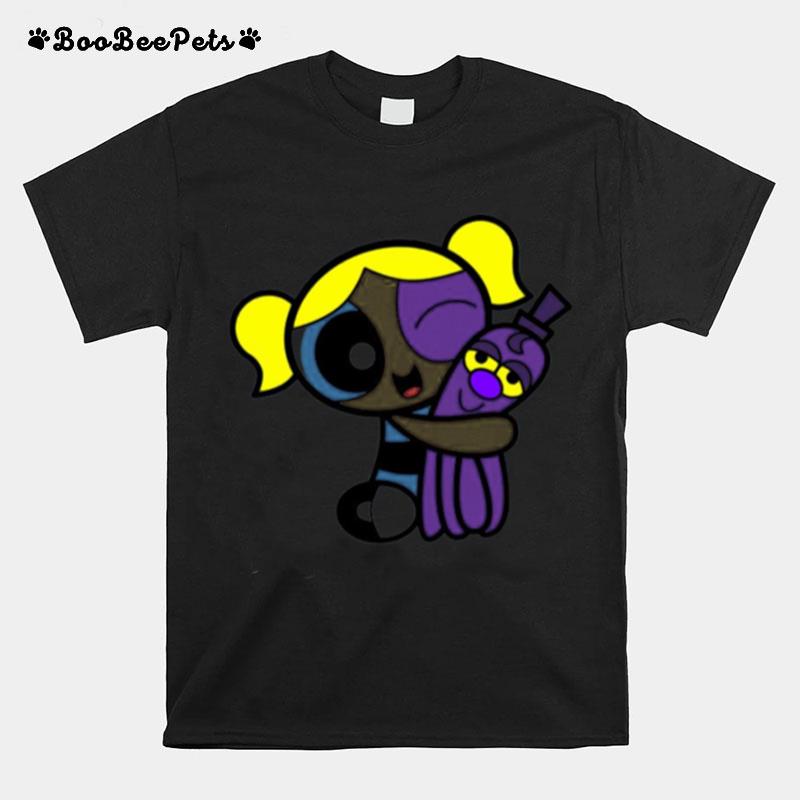 Purple Afropuff Girls T-Shirt