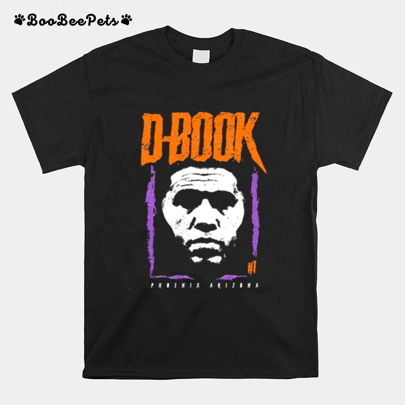 Purple And Orange Art Devin Booker Basketball T-Shirt