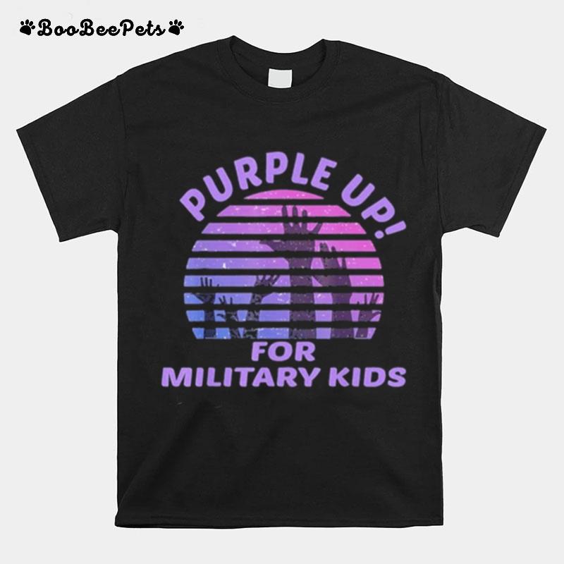 Purple Up For Military Kids Vintage T-Shirt