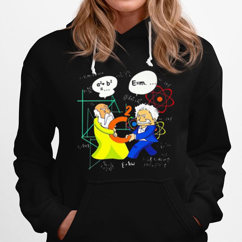 Pythagoras And Einstein Hoodie