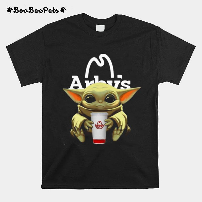 Quality Baby Yoda Hug Arbys T-Shirt