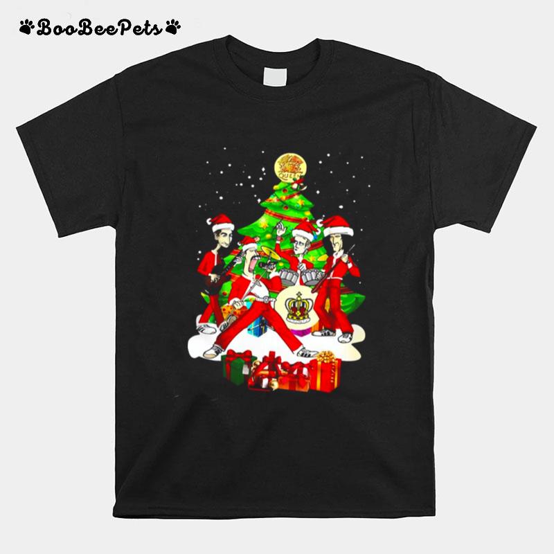 Queen Band Christmas Tree T-Shirt