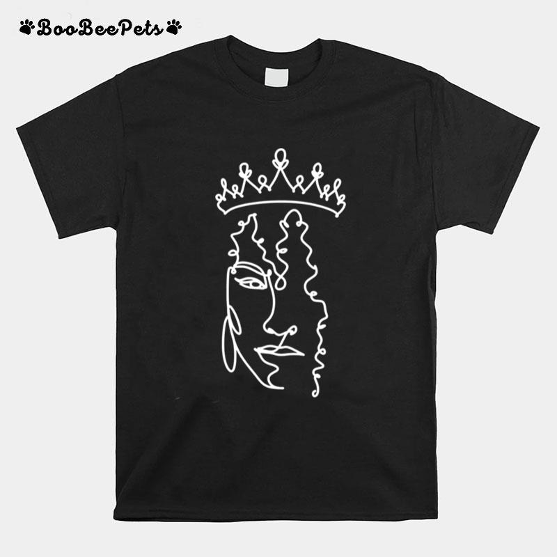 Queen Face Fine Lines Women Face T-Shirt